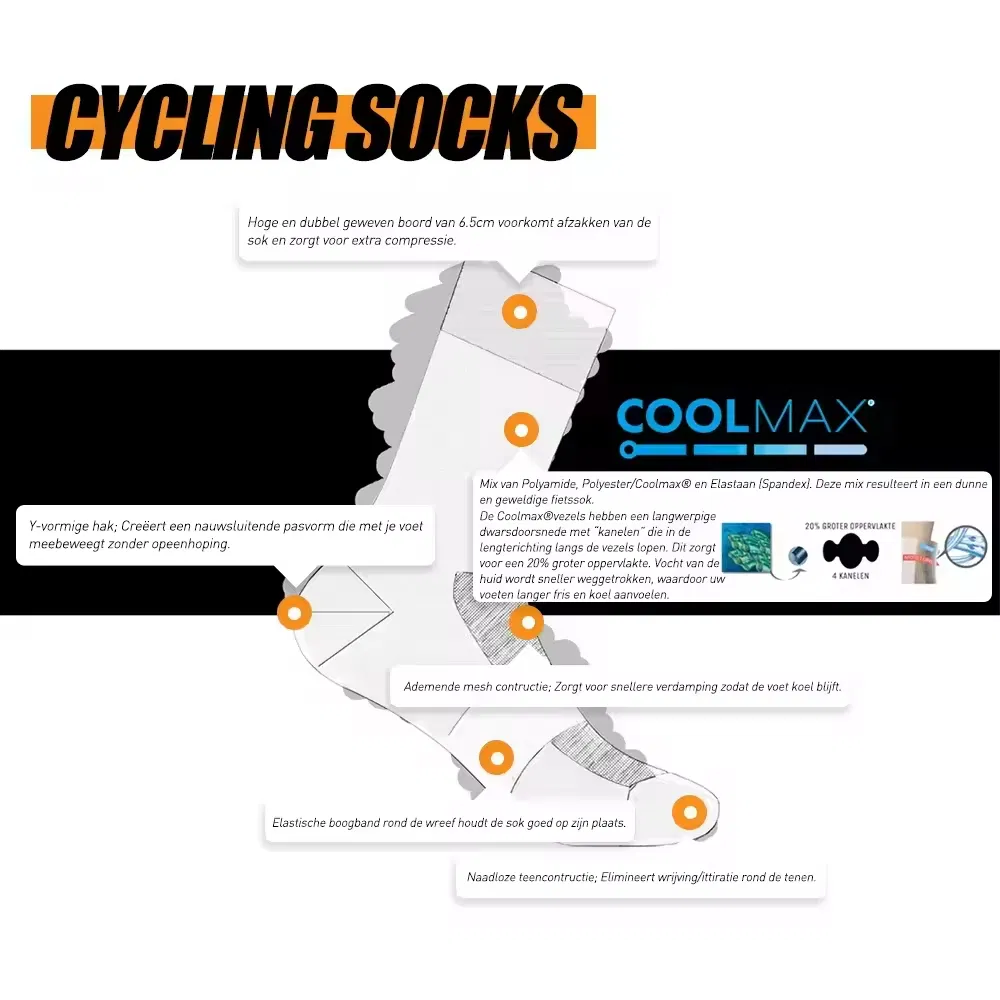 Mens Womens Sports Cycling Socks Athletic Bicycle Socks for Running Cycling Basketball Hiking Crew Aero Cycling Socks