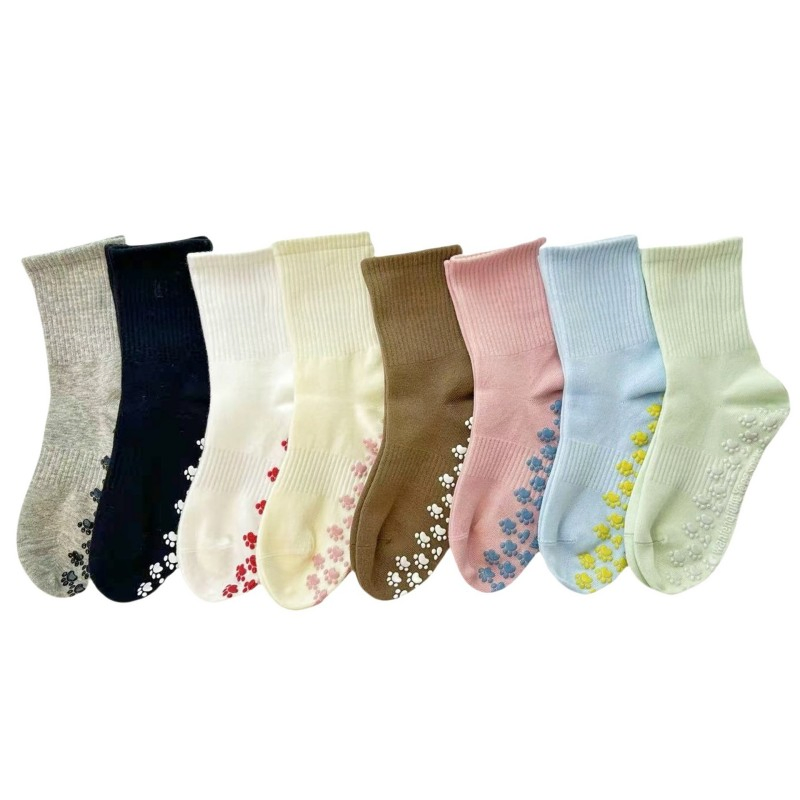 Premium Moisture-Wicking Yoga Socks for Women with Grip Dots