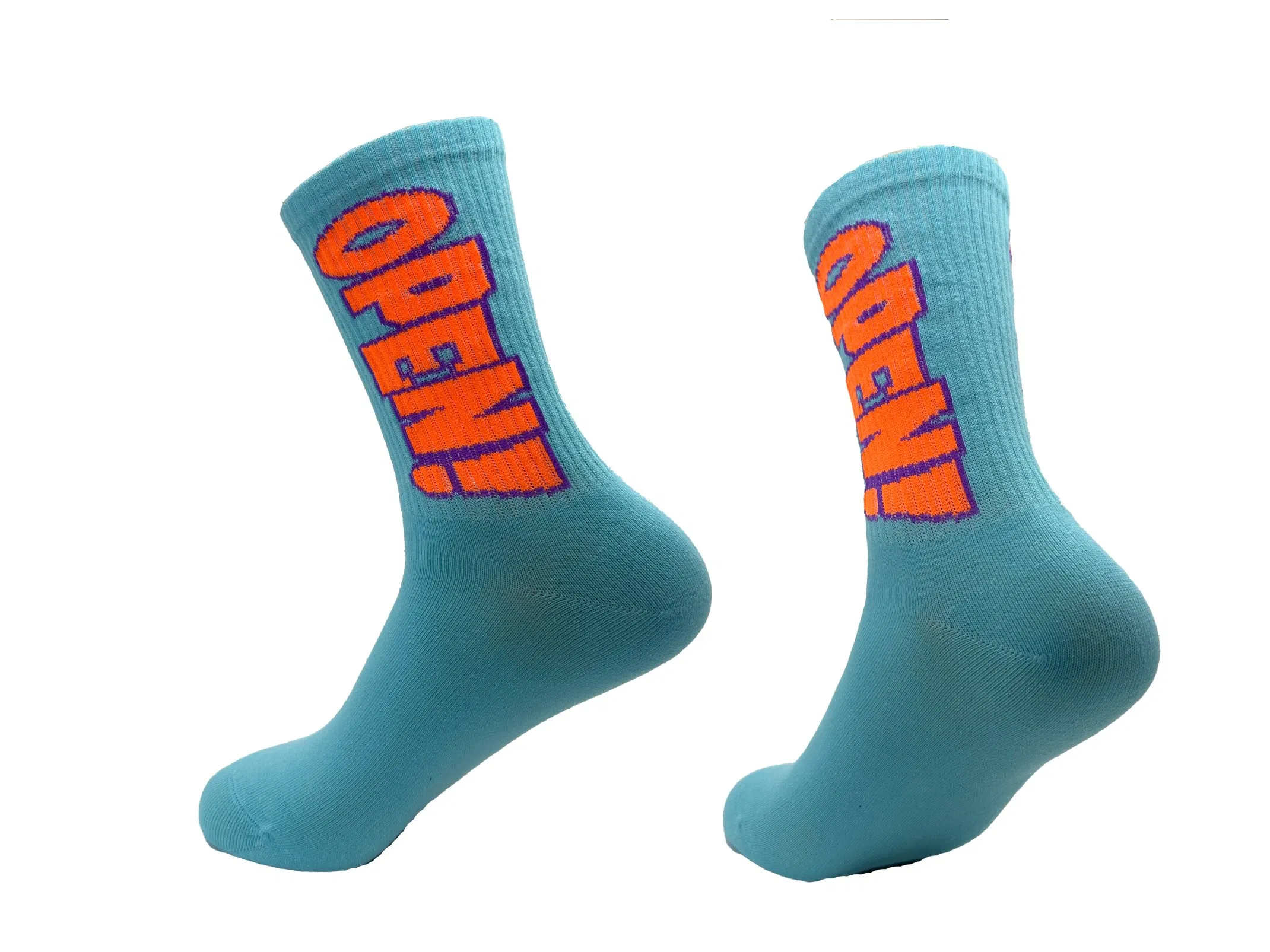 Custom Sports Coolmax Compression Running Socks Cushion Crew Anti-Blister Moisture Wicking Athletic Hiking Socks