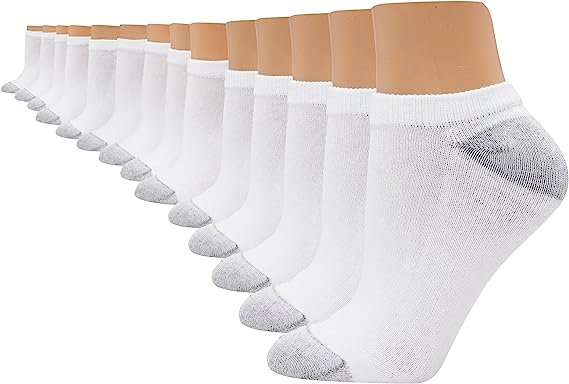 Women's Value Show Soft Moisture-Wicking Ankle Socks