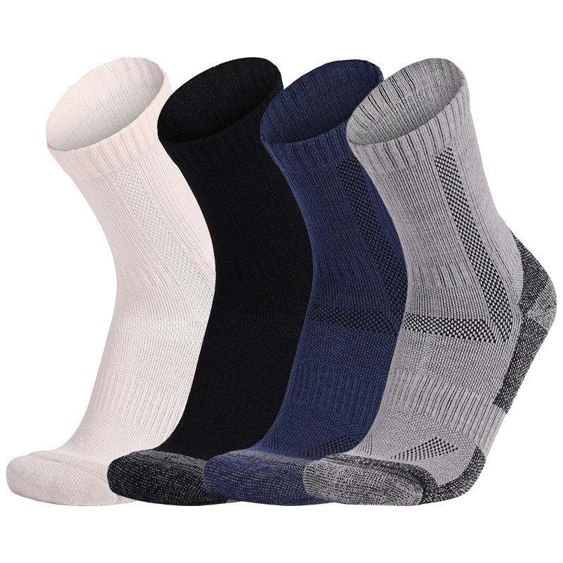 Newest Custom Logo Adult Merino Wool Moisture Wicking Control Warm Crew Outdoor Sport Socks