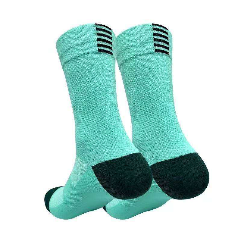 Sports Grip Quick Drying Soccer Sock Biking Mesh Breathable Cotton Socks for Outdoor Running