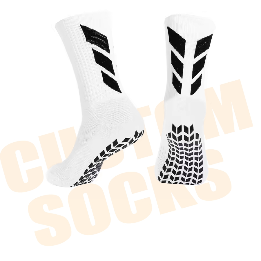 Low MOQ Design Soccer Football Grip Anti Slip Non-Slip Crew Men Gym Athletic Soft Quick Dry Custom Sports Socks