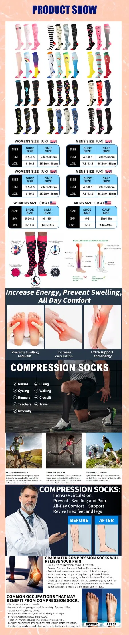 Sport Socks Display 1