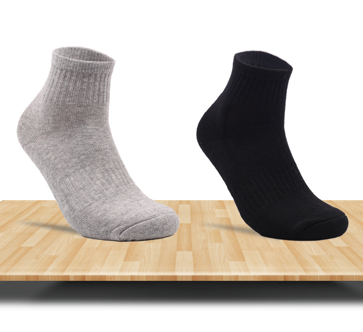 Trendy Men's Dress Socks Cotton Ankle Socks Cushion Men Sports Socks