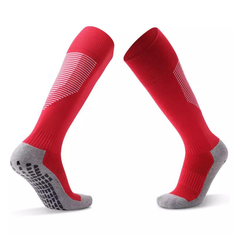 Custom Running Grip Soccer Long Anti Slip Safety Stockings Sports Club Team Socks Football Training Socks