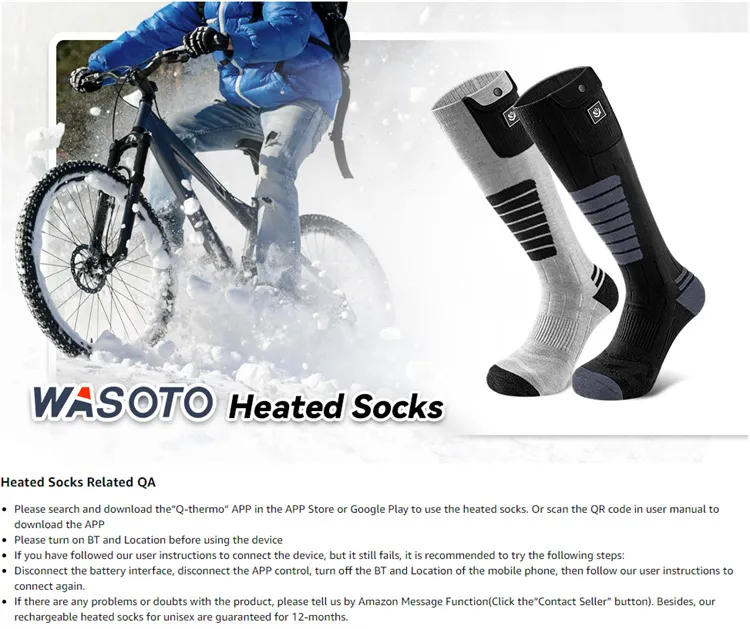 Heated Socks Details