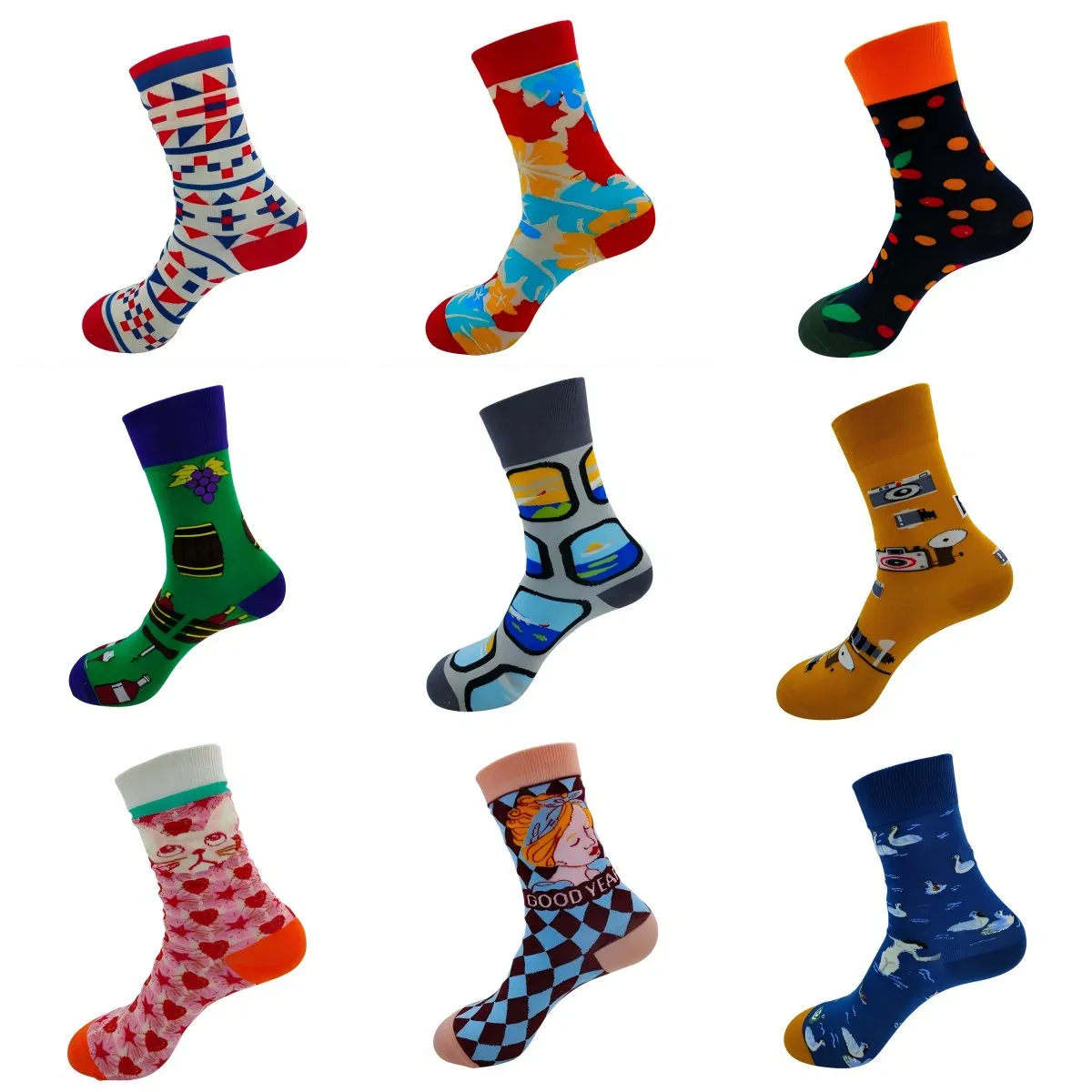 Premium Custom Cotton Sport Crew Trampoline Yoga Ankle Ultimate Grip Comfort Socks