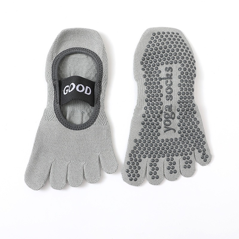 Summer Breathable Mesh Anti-Slip Yoga Pilates Sports Five Toes Finger Socks