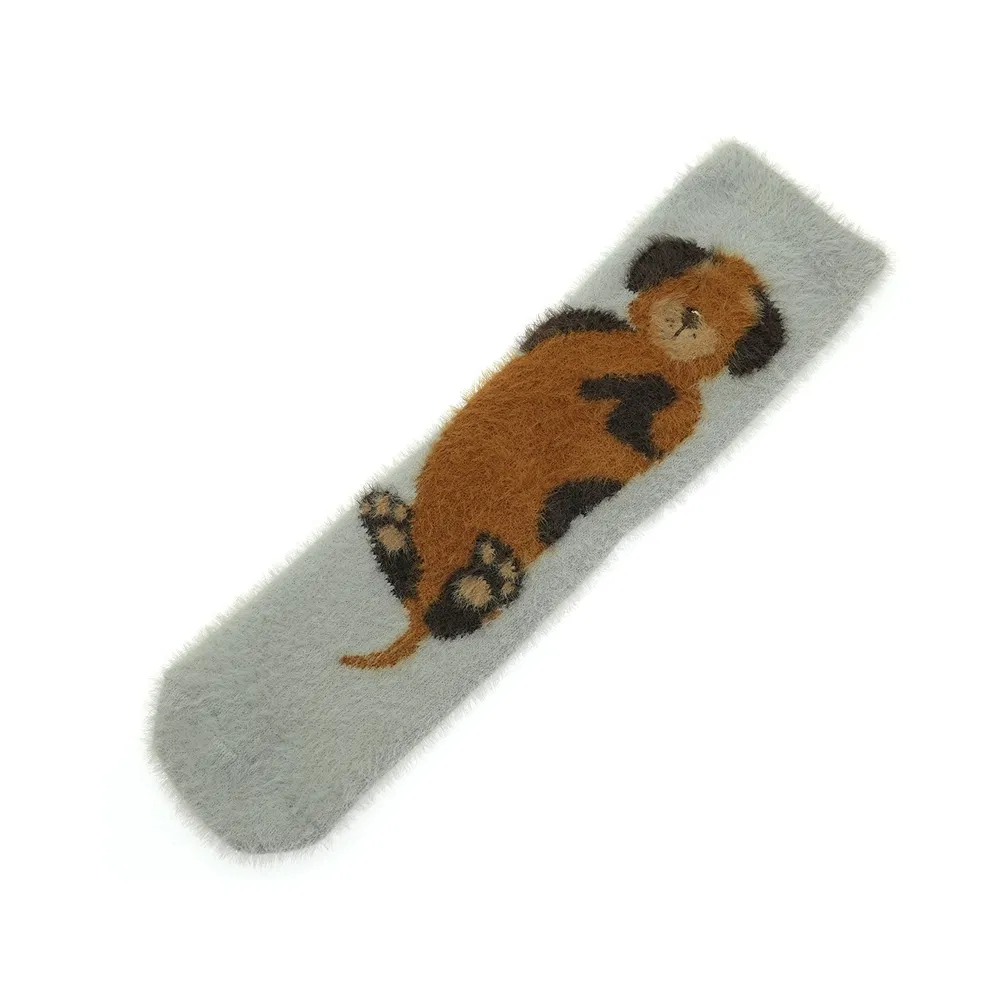 Sports Slip Resistant Superhairy Animal Kh Ankle Colorful Short Socks