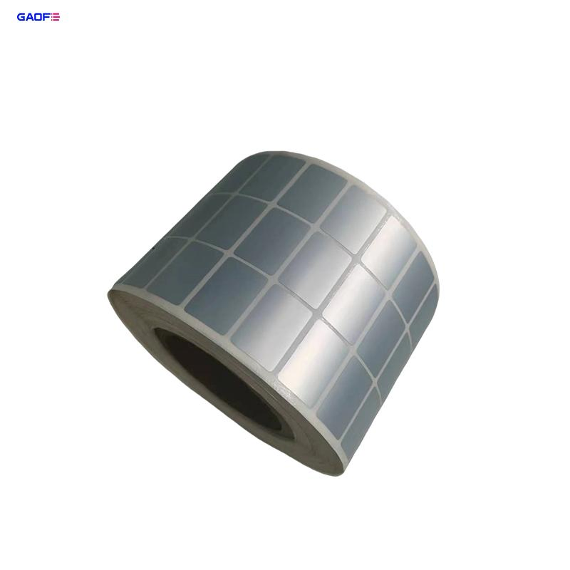 Silver Thermal Transfer Labels Waterproof Tear Resistant Labels Matte Silver Pet