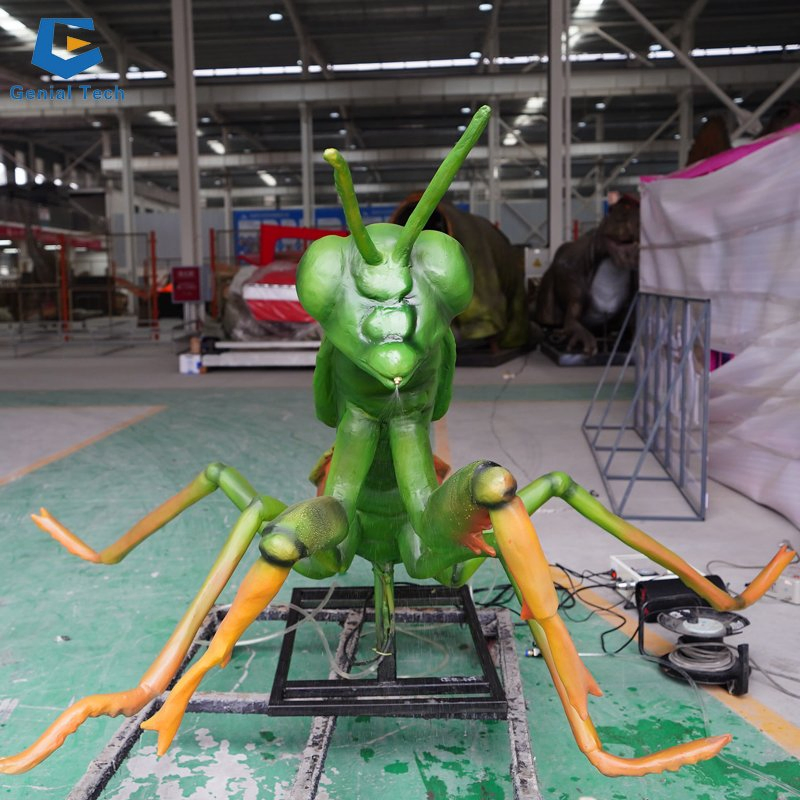 Ccaa06 Amusement Park Handmade Simulation Mantis Animatronic Insect