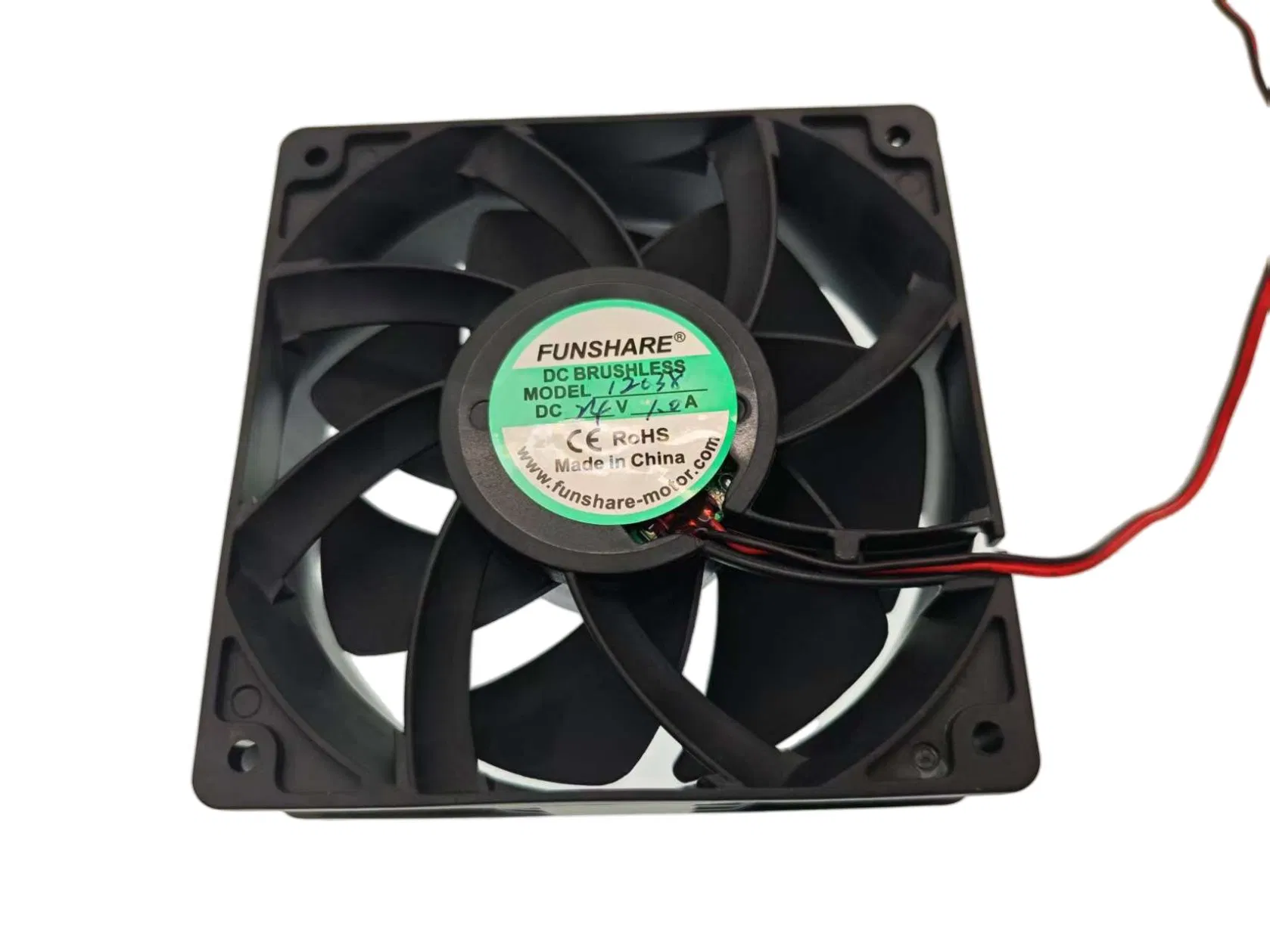 120*120*38mm Hot Sale Big Airflow Axial Flow Cooling DC Fan