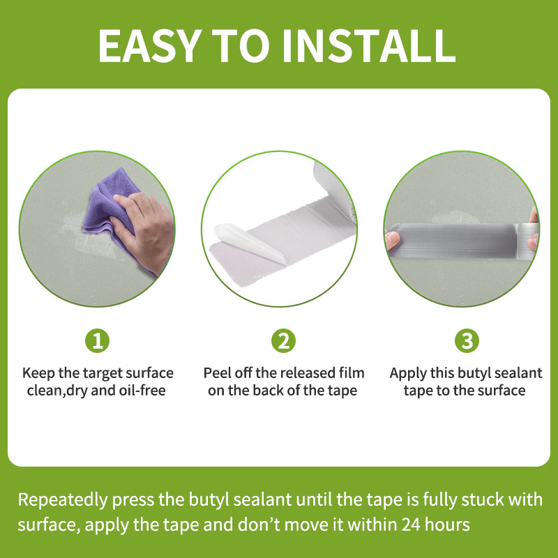 Tobs Aluminum Foil Butyl Tape – Maximum Durability