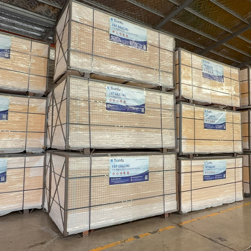 Fire Retardant Fiberglass Grating Tunnel Subway Plant Fireproof Area Fire Resistance Tested Safety Certified FRP Solution for Extreme Heat Zones