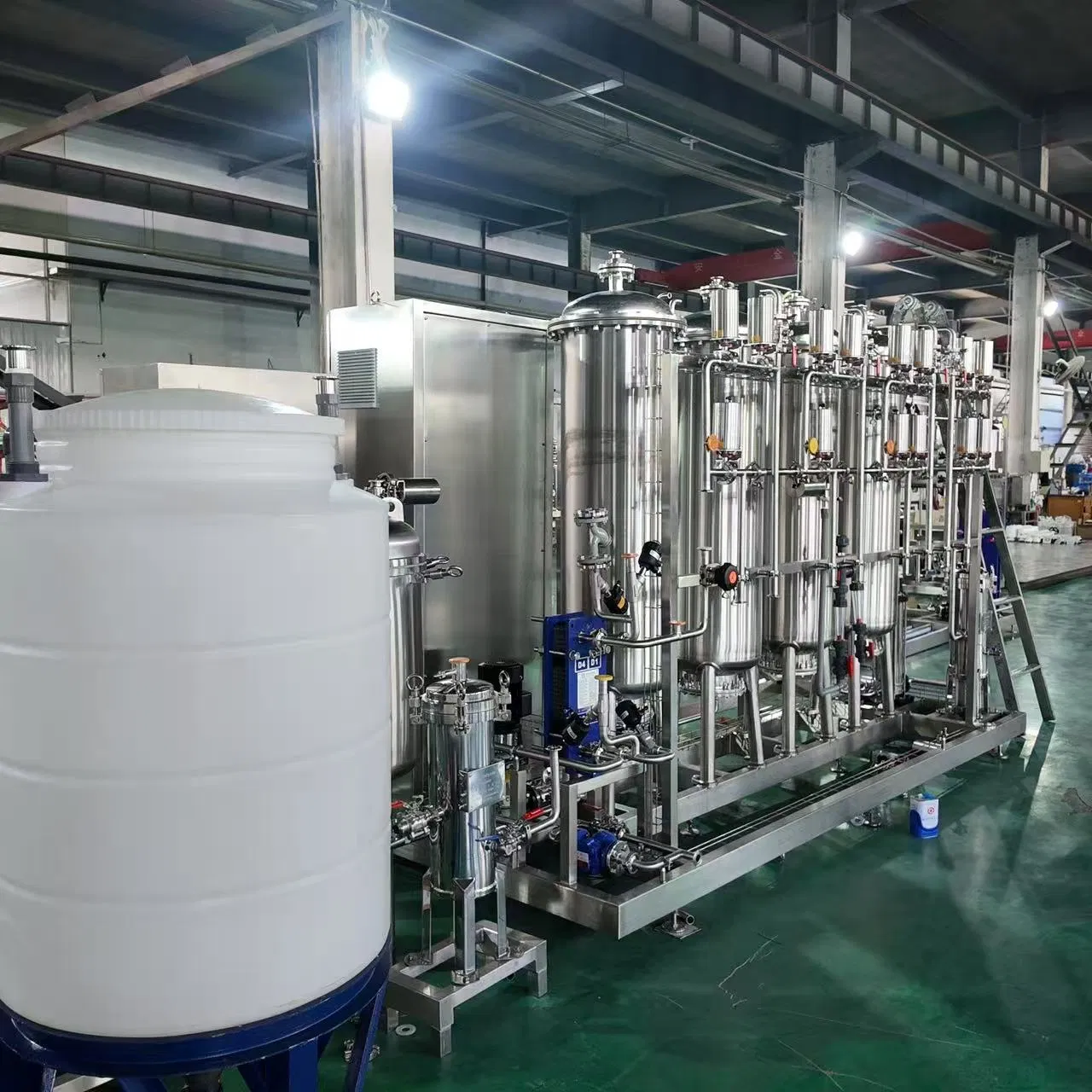 250L cGMP Pharmaceutical Water System Producing USP Purified Water with Double Pass RO &amp; EDI