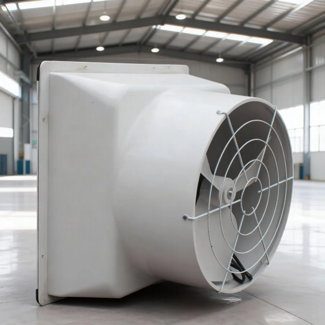 Efficient Square Fan Converting Electrical Power Directly Into Airflow with Minimal Waste