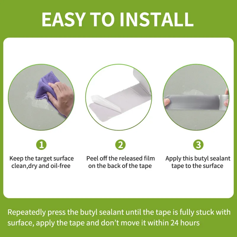 Aluminum Foil Butyl Tape 3