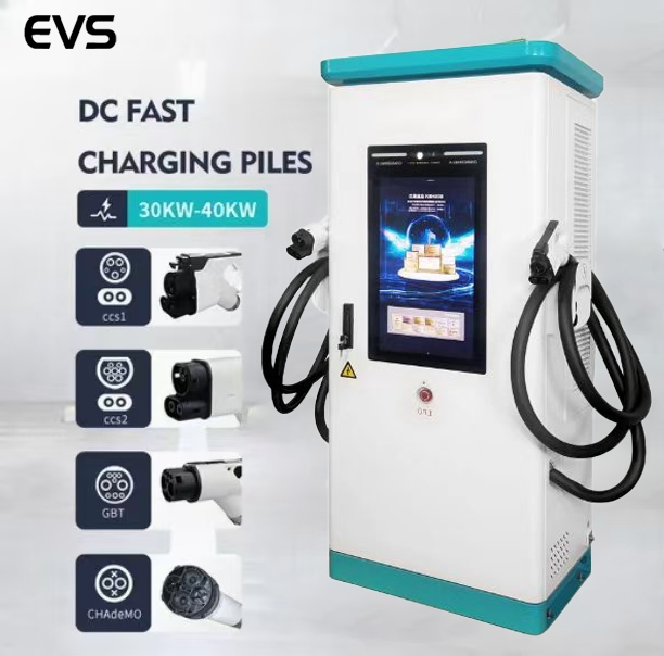 High Performance EV DC Chargers 60kw120kw180kw Customized Logo and Brand Name Waterproof and Dustproof CCS1 CCS2 Chademo GB/T Connector