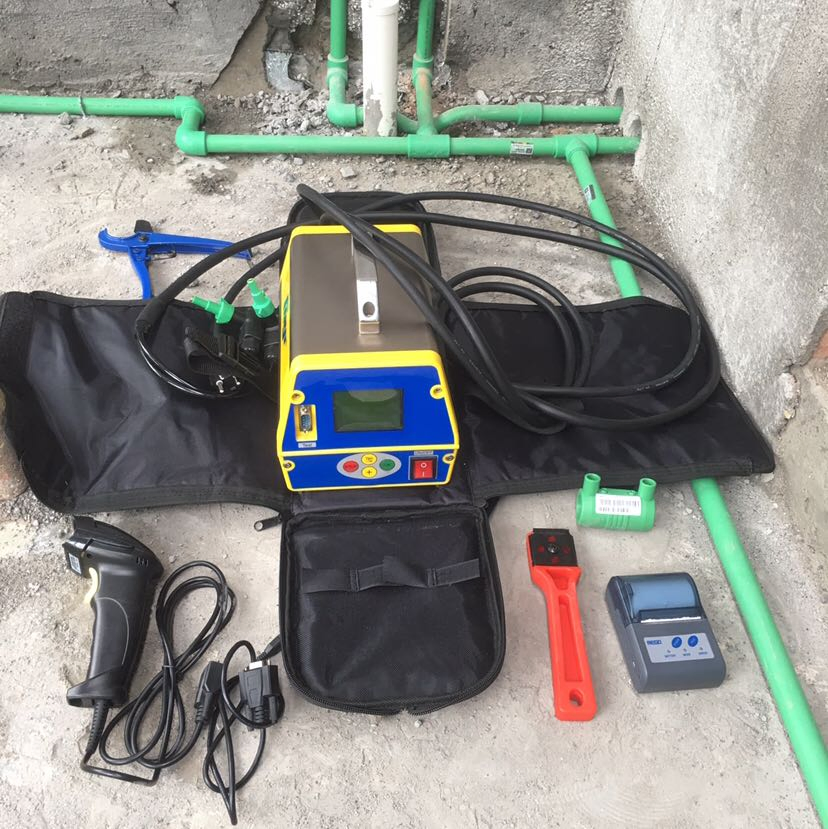 HDPE Electrofusion Touch Screen with Scanner and Scrapper HDPE Pipe Welding Machine