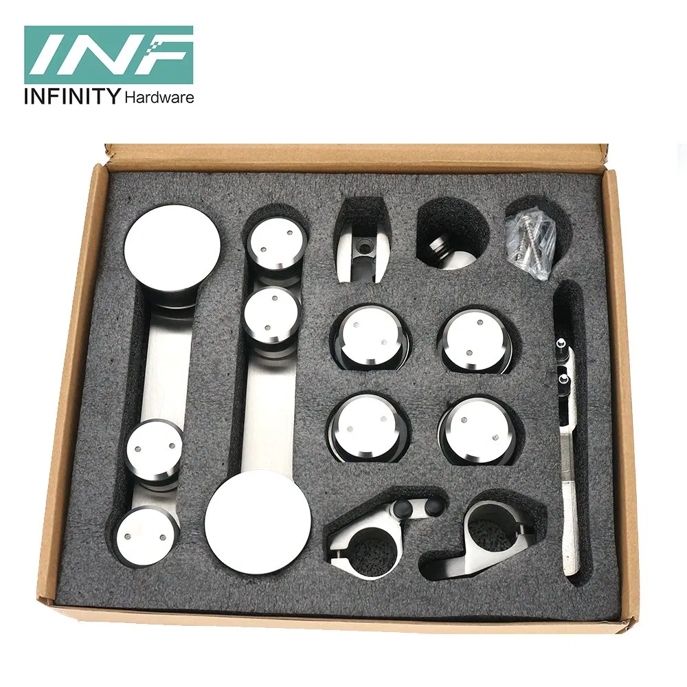 China Customized Brass Shower Room Glass Door Roller Track Accessories Bathroom Hardware