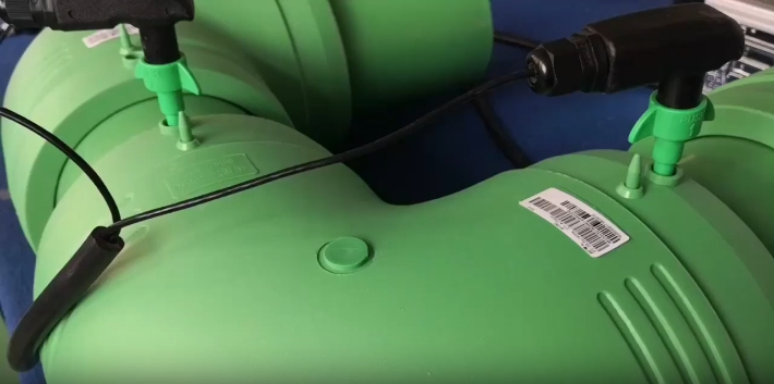 HDPE Electrofusion Welding Coupler Fitting Machine 20 to 200mm Touch Screen with Barcode Reader and Pipe Scrapper