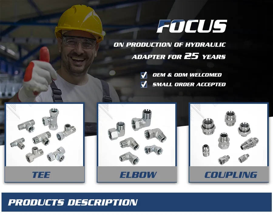 Hydraulic Straight Fittings