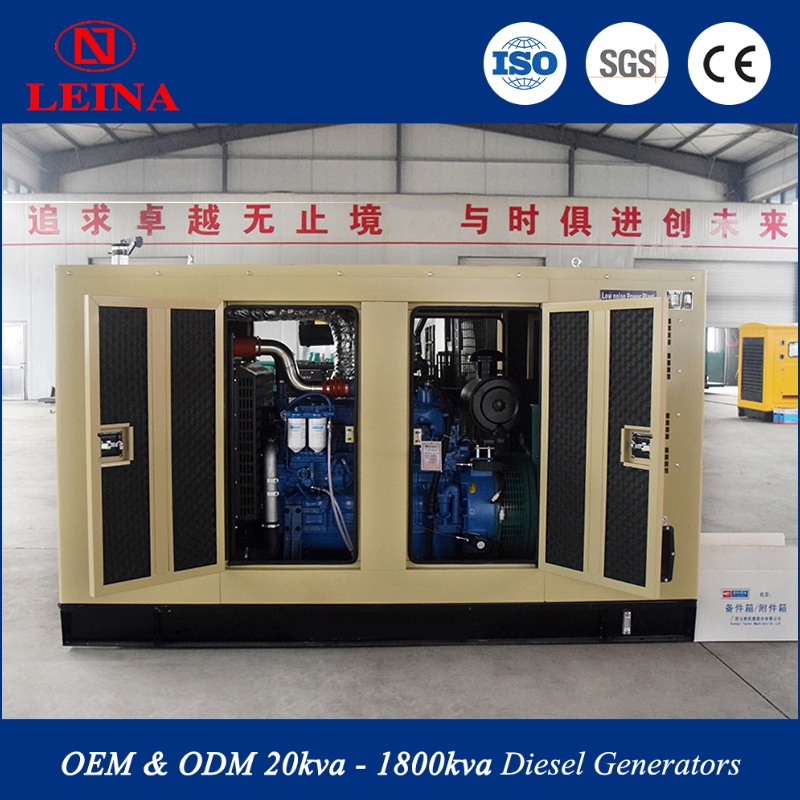 50kw-500kw Eco Friendly Free Energy Generator Yuchai Diesel Power Generator Soundproof Box Silent Diesel Generator