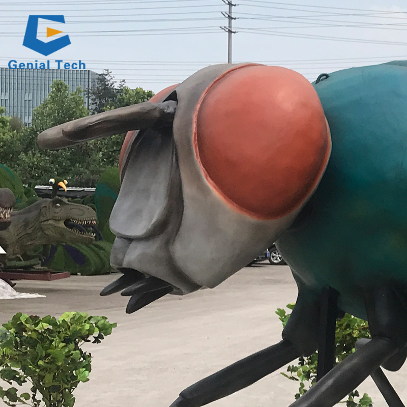 Ccaa14 Giant Simulation Fly Insect Model Animatronic Artificial Mosca Foe Sale