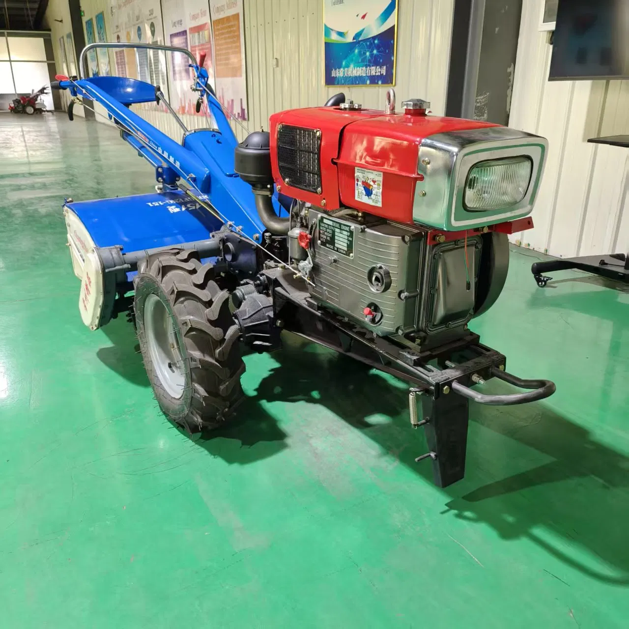 Wholesale 15-22HP Hand-Cranked Walking Tractor High-Quality Farm Household Agricultural Equipment China Factory Direct Sale