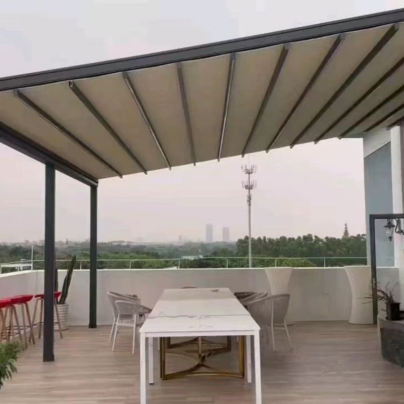 Customized Size and Color Waterproof Motorized Retractable Awning