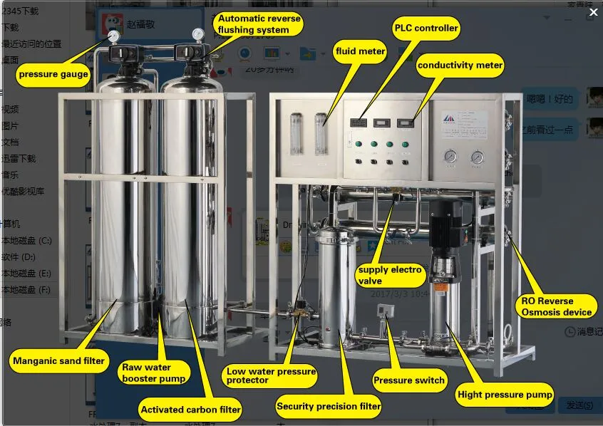 Pure Water Purifying Machine