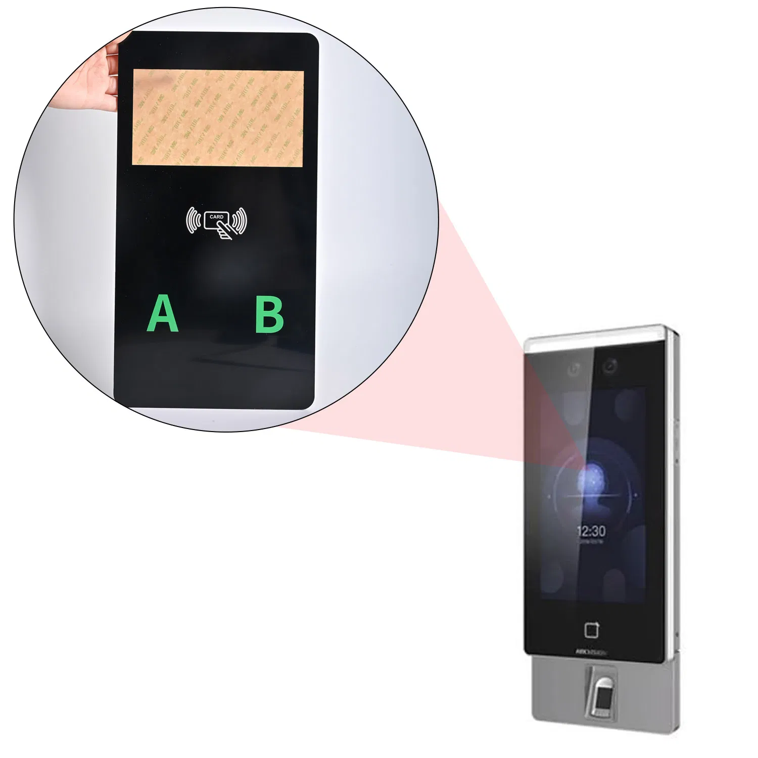 Protective Weather-Resistant Self Adhesive Card Reader Touch Screen 2mm Control Acrylic Faceplate