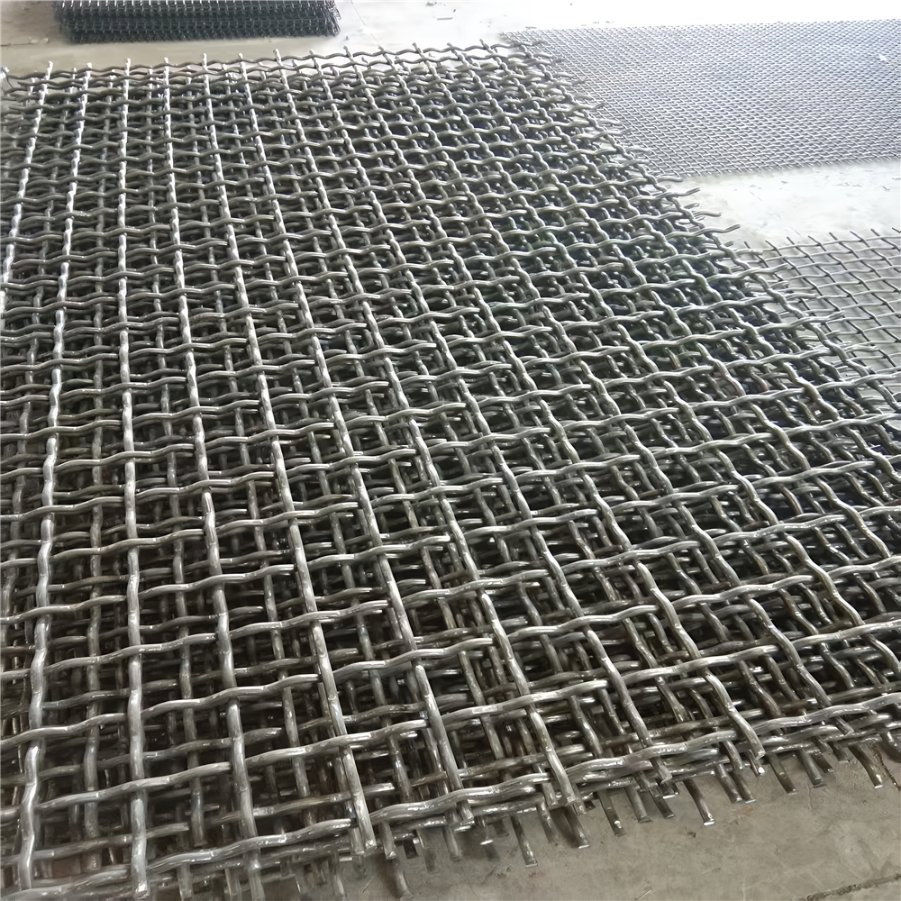 Factory Price Self-Cleaning Woven Wire Mesh Heavy Duty Steel Wire Vibrating Sieve Mesh Durable Crimped Wire Vibrating Screen Welded Mesh 65mn Steel Sand Screen