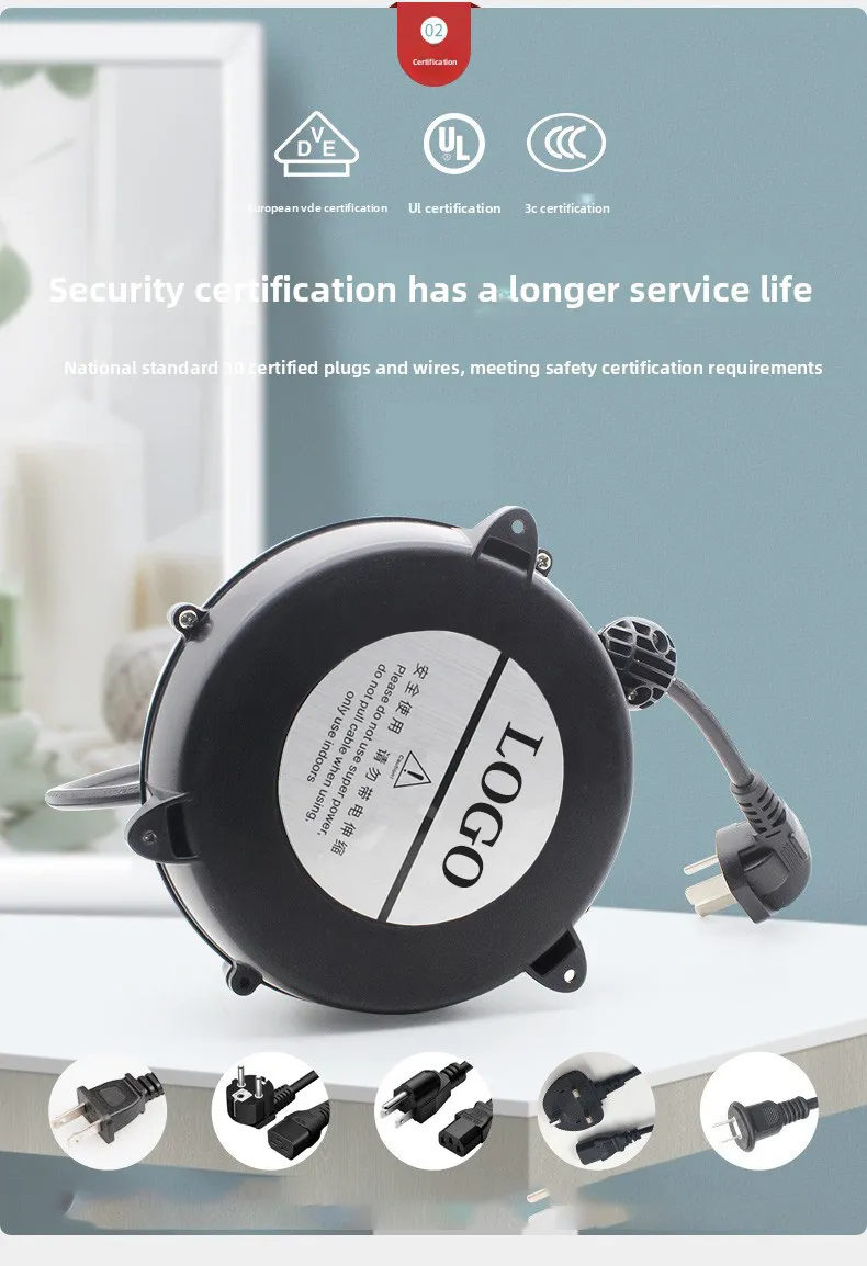 Power Cord Reel Detail 2