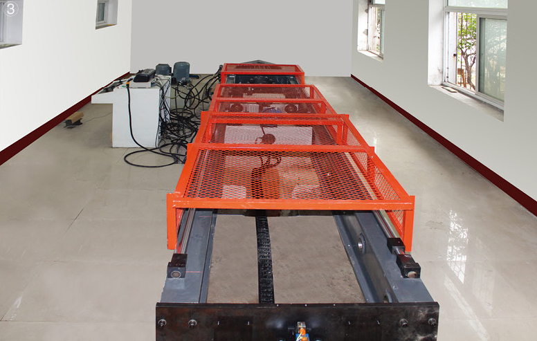 Wel Heavy-Duty Horizontal Tensile Test Frame 3000kN, Screen Display