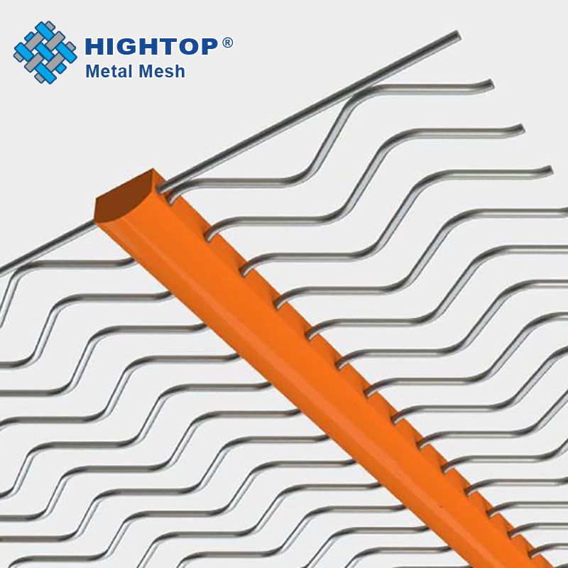 Wave Wire Self-Cleaning Screen Mining Vibrating Screen Mesh for Small Aperture Sizes