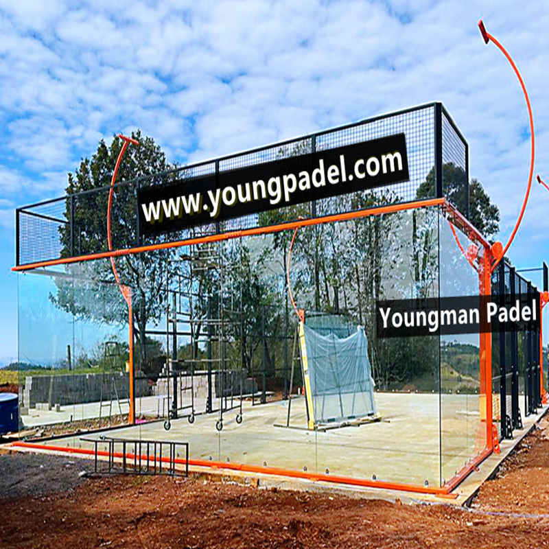 International Padel Federation Standard Super Panoramic Padel Court with Factory Price