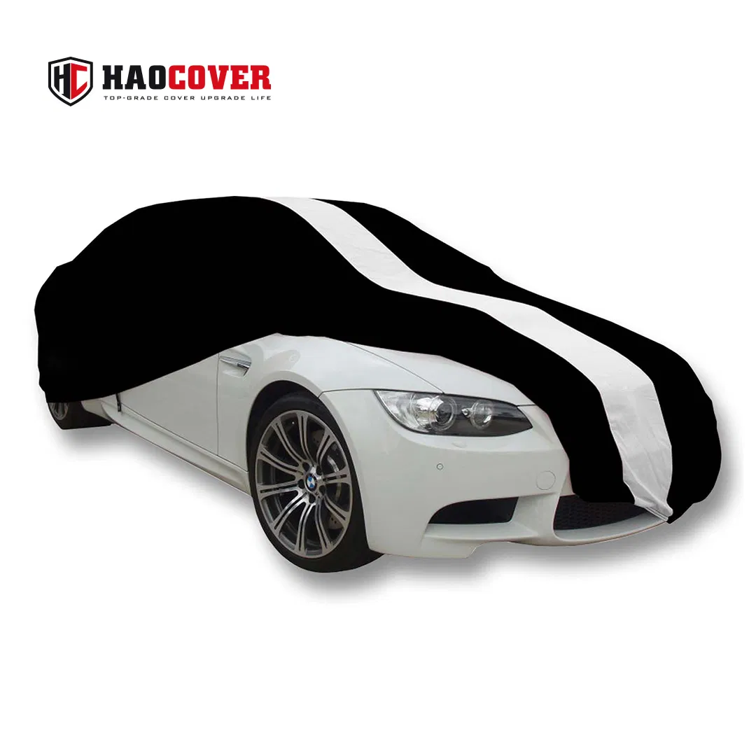 Patchwork Color Design Indoor Car Cover Dustproof Breathable Universal Size