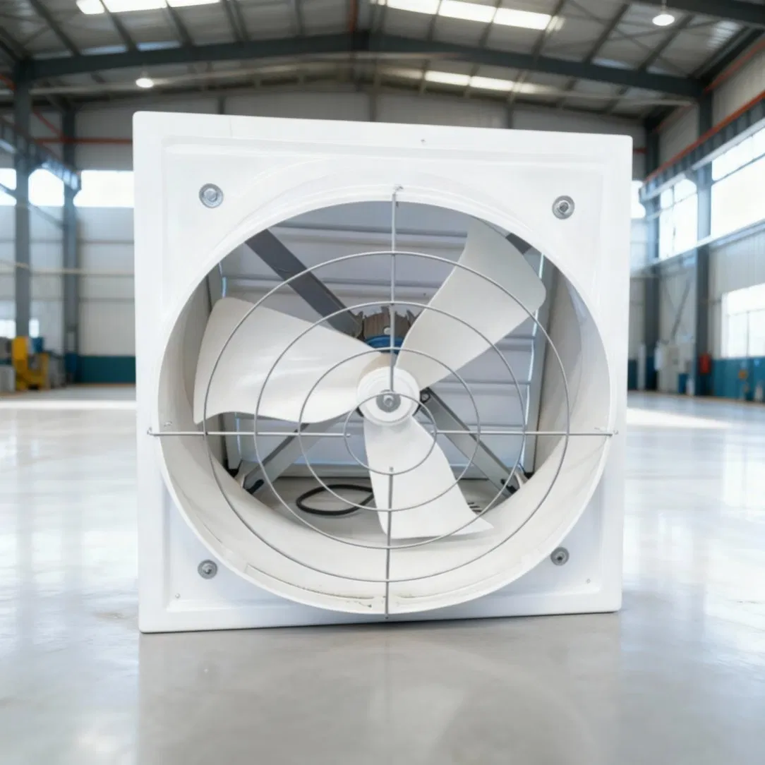Efficient Square Fan Converting Electrical Power Directly Into Airflow with Minimal Waste