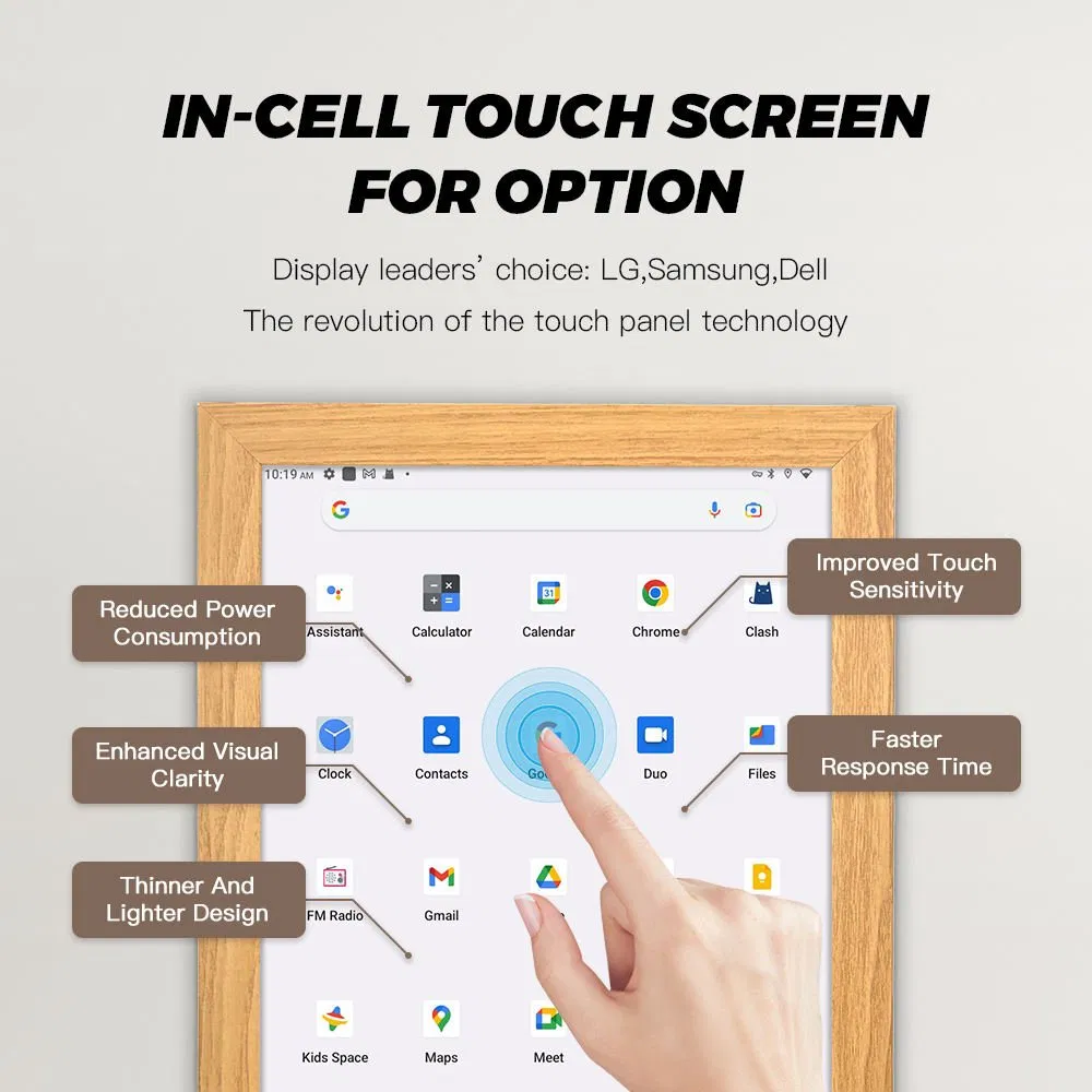Digital Art Screen Smart Picture 21.5 Inch Display Large WiFi Digital Photo Frame Gallery NFC Art Video Art Exhibitions