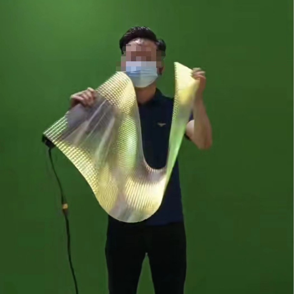 Fast Installation Transparent Self-Adhesive Flexible LED Screen Glass Film LED Display Screen for Shopping Mall Glass Window