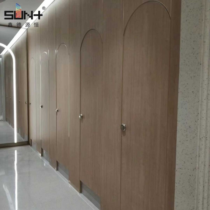 Anti-Moisture Fire-Resistant Impact Resistance Compact HPL Laminate Washroom Restroom Bathroom Stalls Toilet Partition for Hotel Hospital
