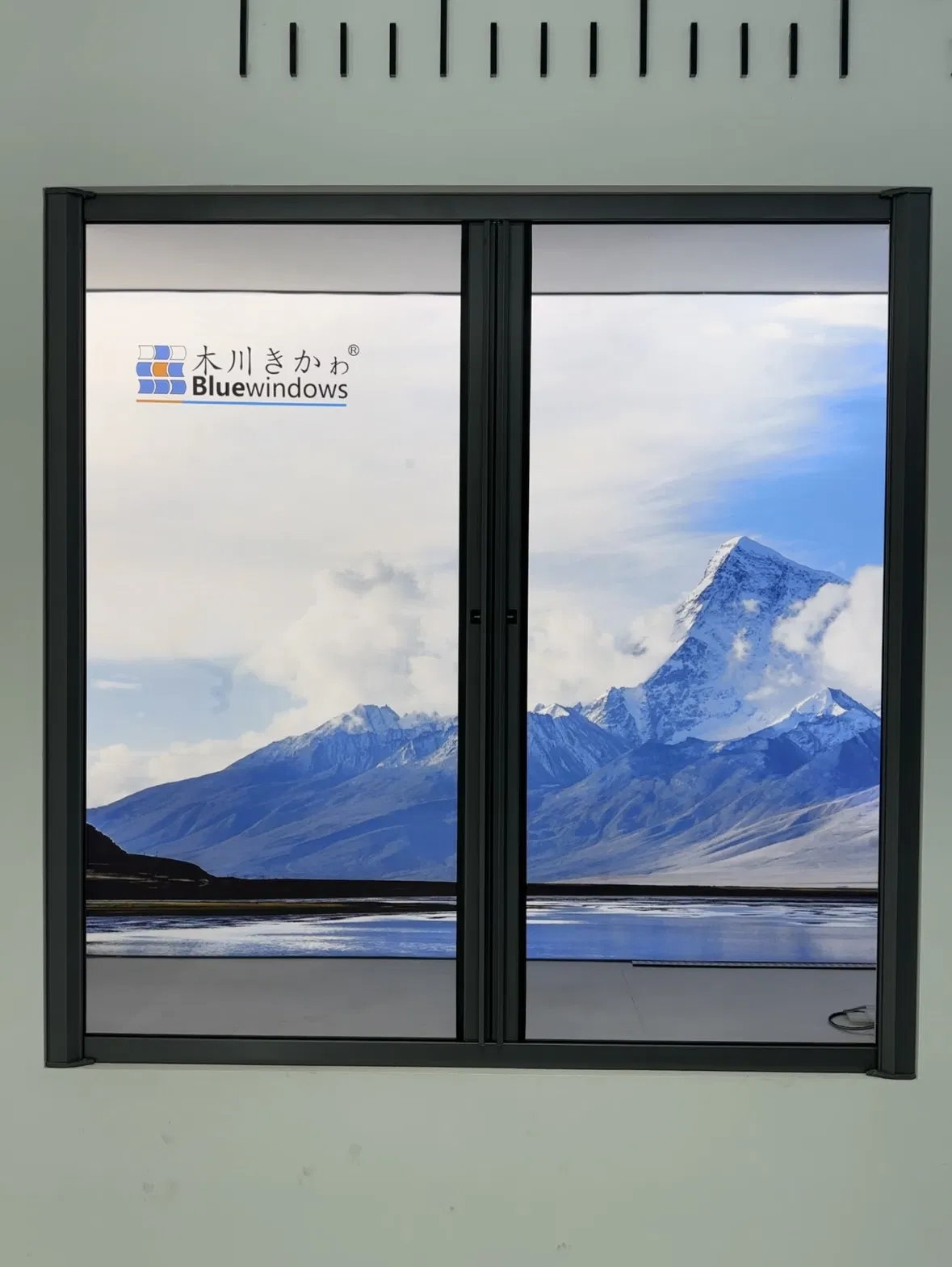 Aluminum Alloy Scratch-Proof Trip-Proof Frameless-View Magnetic Window Screen