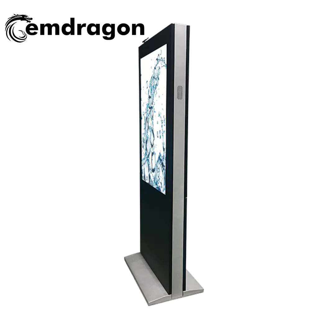 2019 New 55 Inch Wind-Cooled Vertical Screen Landing Outdoor Advertising Machine 55inch WiFi Wireless LCD Screen Digital