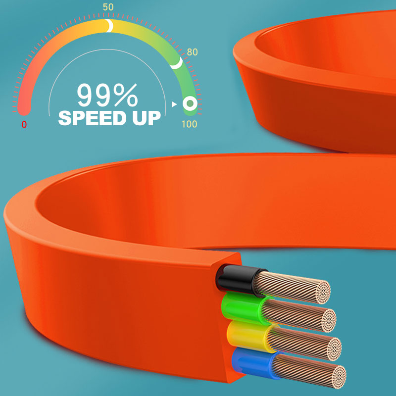 Wholesale High Quality 3 in 1 Retractable Charge Data Cable Custom Logo Business Gift Luxury Quick Charger Set Promotional Gifts