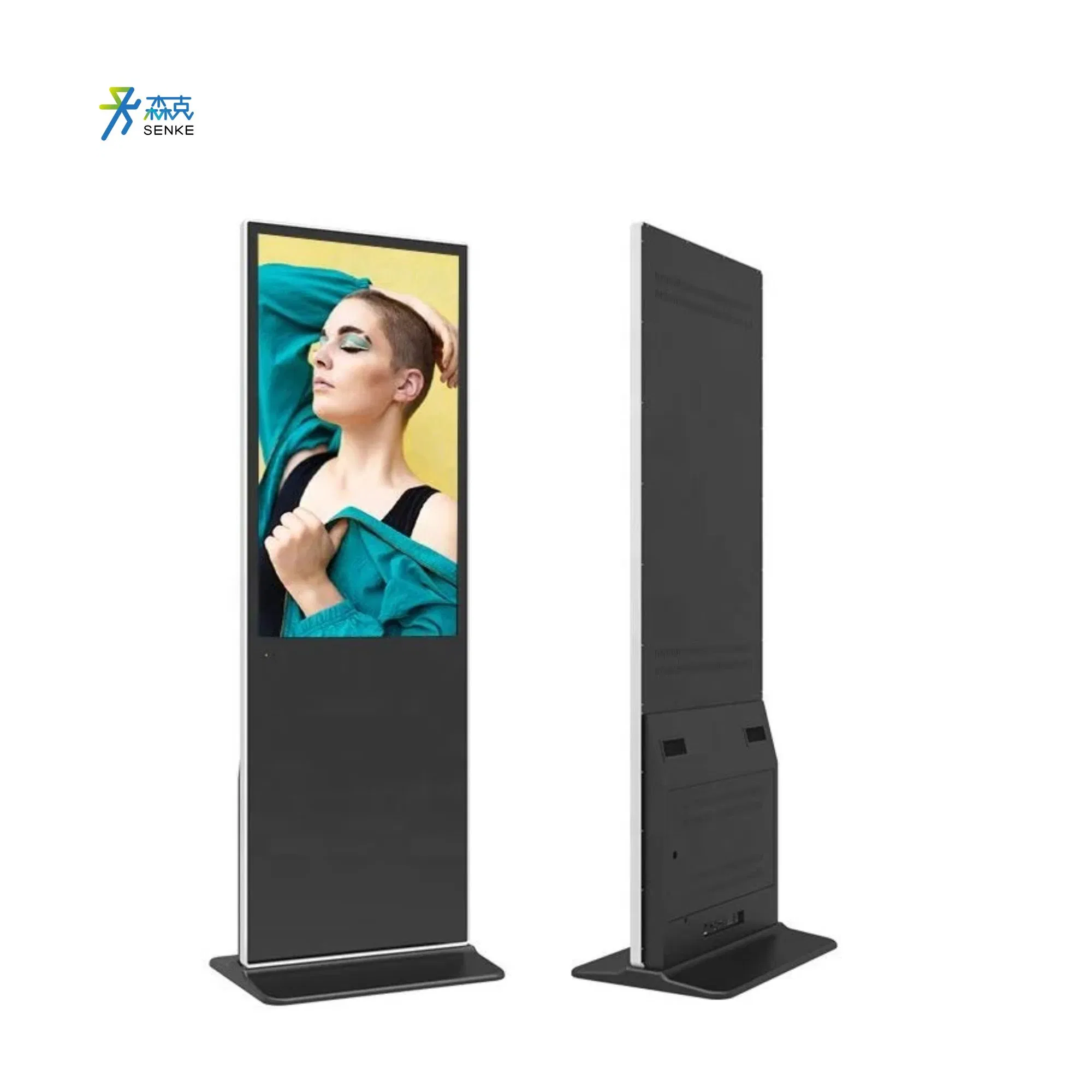 Senke Indoor Floor Stand Touch Screen Display for Advertising Players