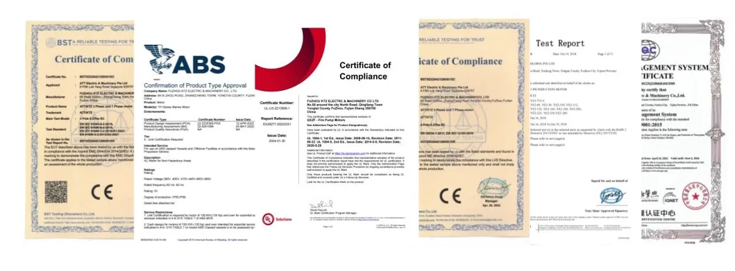 Certificates