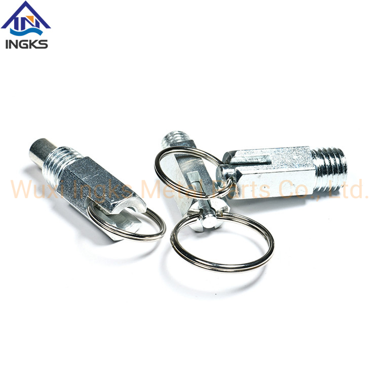 Twist to Lock Pull Ring Hex Head Pull Ring Hand Retractable Spring Loaded Plungers