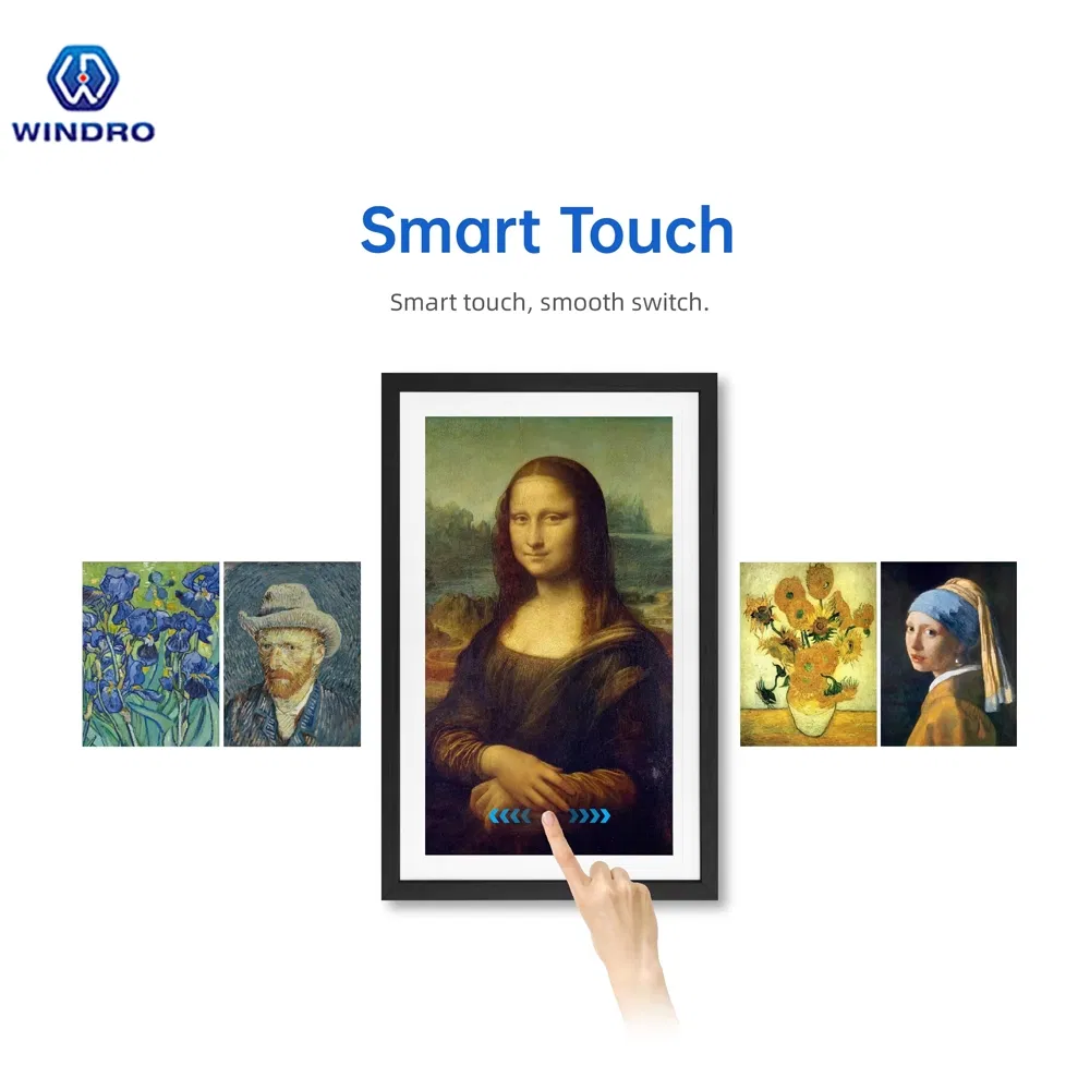 High Quality 4K 32 Inch Smart Electronic Frame Digital Photo Frame for Art Museum Digital Exhibition Halls Display